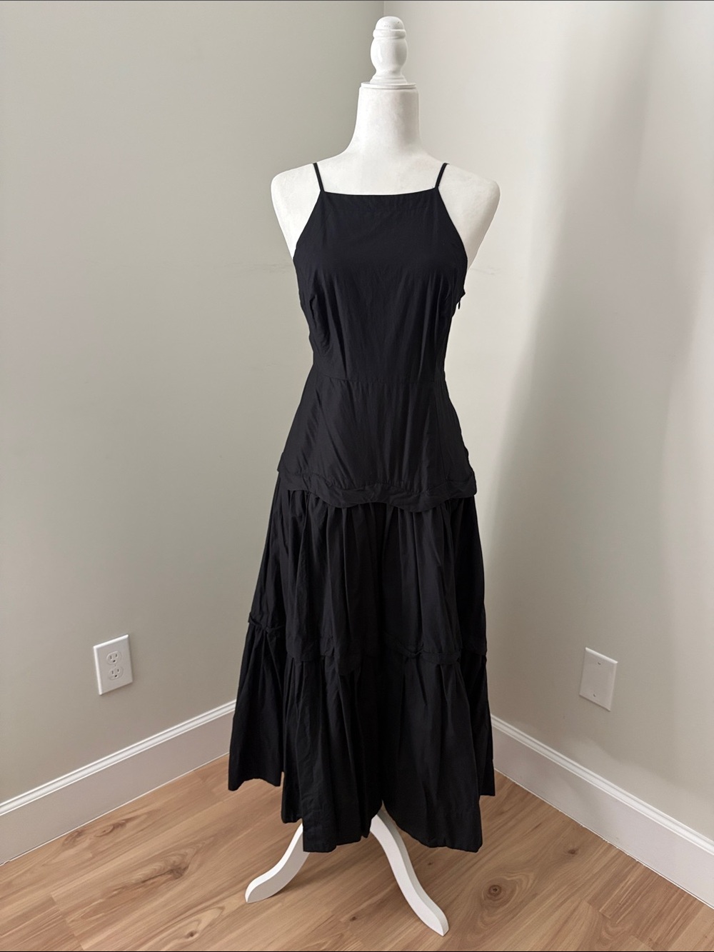 Anthropologie Maeve halter tiered maxi dress 🖤 - Picture 5 of 8